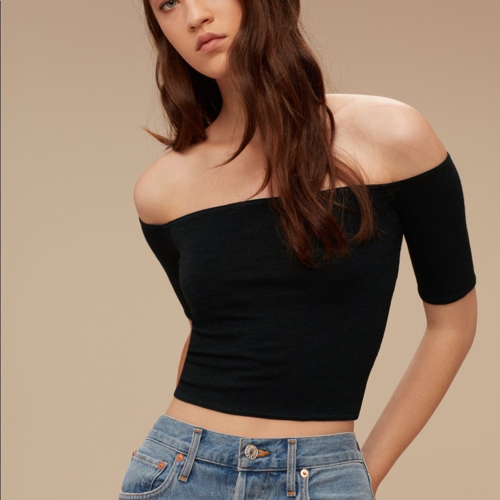 Wilfred Free Alek shirt in marl grey